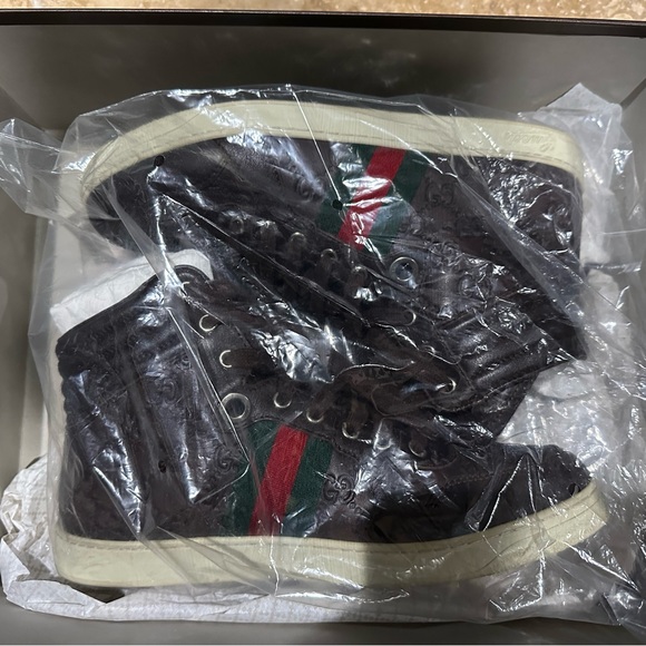 COPY - Men’s Gucci hightop Guccissima sneakers size 8 - Picture 9 of 16